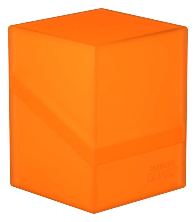 Ultimate Guard Boulder 100+ Classic, Deck Case for 100 Double-Sleeved TCG Cards, Topaz, Secure & Durable Storage for Trading Card Games, Soft-Touch Finish - Image 1
